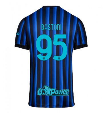 Inter Milan Alessandro Bastoni #95 Hjemmebanetrøje 2025-26 Kortærmet